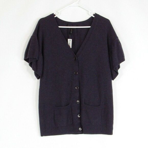Purple BCBG MAX AZRIA cardigan sweater S - Picture 1 of 4
